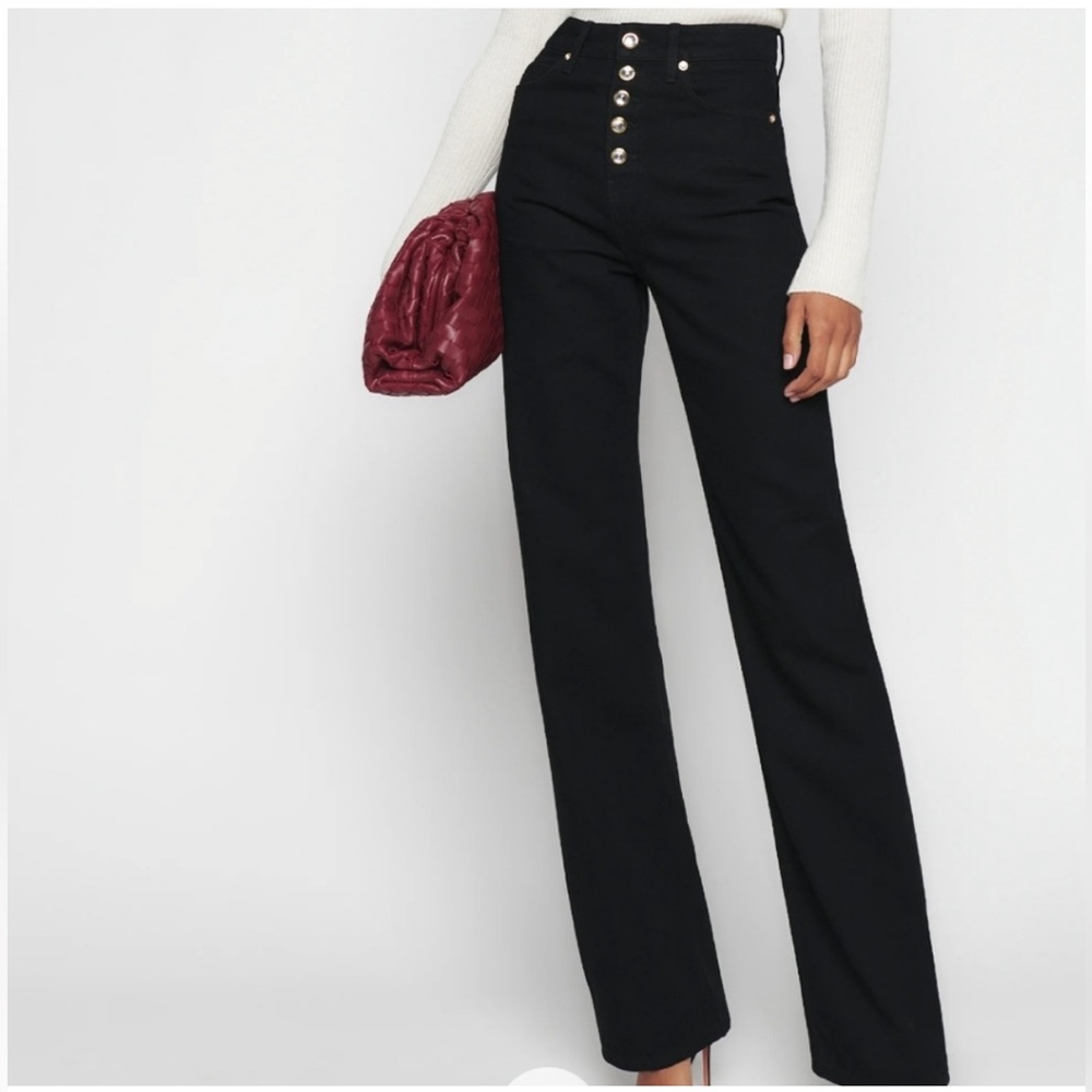Reformation Black High-Rise Wilder Jeans